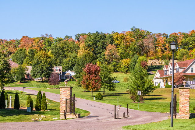 Missouri residential neighborhood
