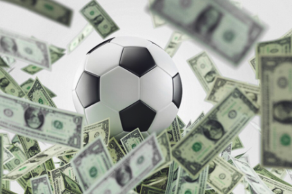 soccer ball and dollar bills - featured image